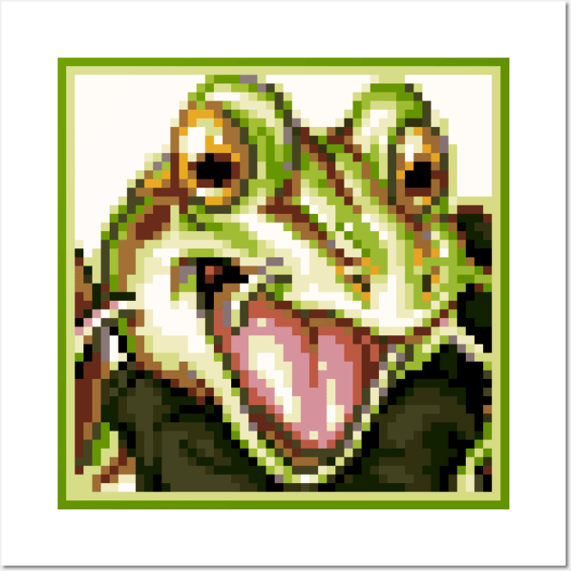 Frog Wall Art by Pixelblaster